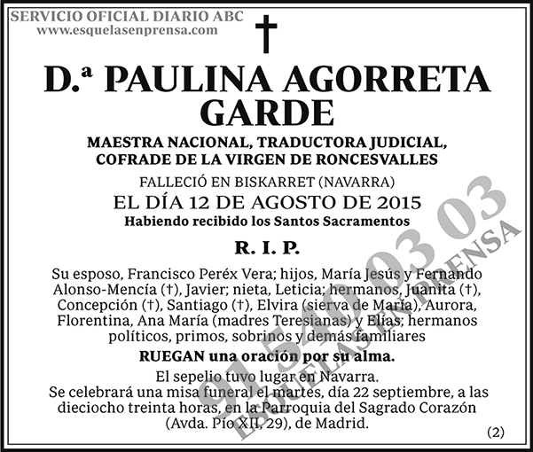 Paulina Agorreta Garde